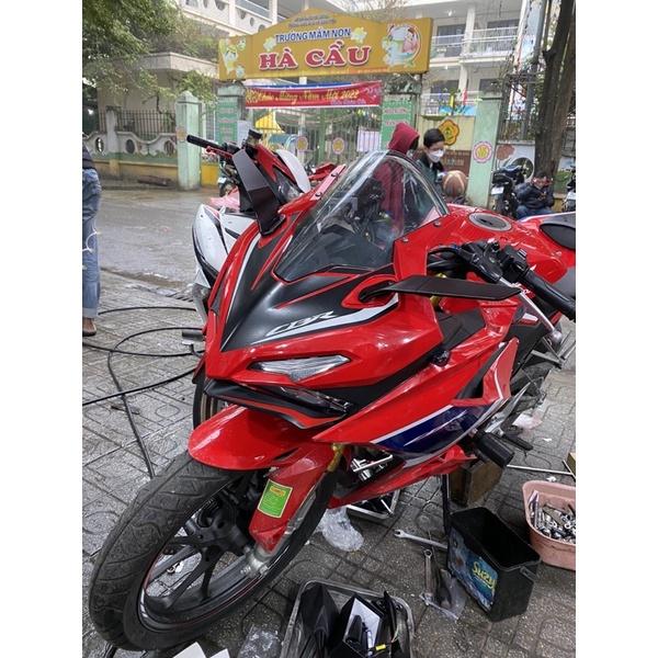 Gương Cnc phong cách H2R lắp cho Honda CBR650R-CBR150R-CBR250RR- Yamaha R3-Yamaha R15V3