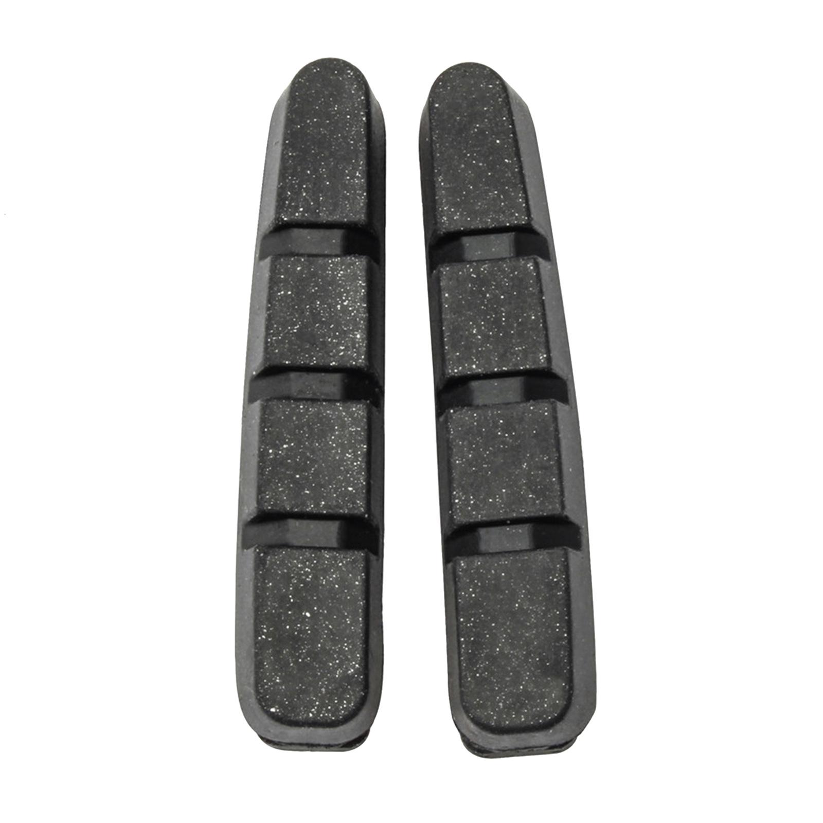 1 Pair V Bike Brake Pads Blocks, Road Mountain Bicycle V-Brake Blocks Shoes Road Bike Mountain Bike Bicycle Brake Pads for Shimano C Clamp