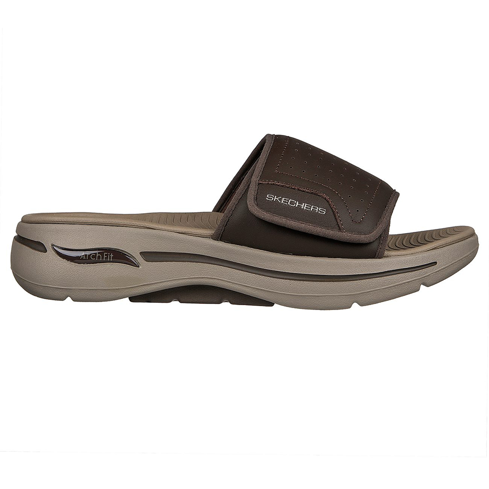 Skechers Nam Dép Quai Ngang Sandals GOWalk Arch Fit - 229034-CHOC