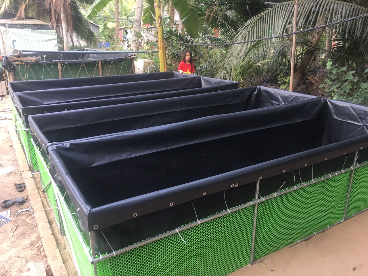 BỂ BẠT HDPE CHĂN NUÔI CÁ - KT