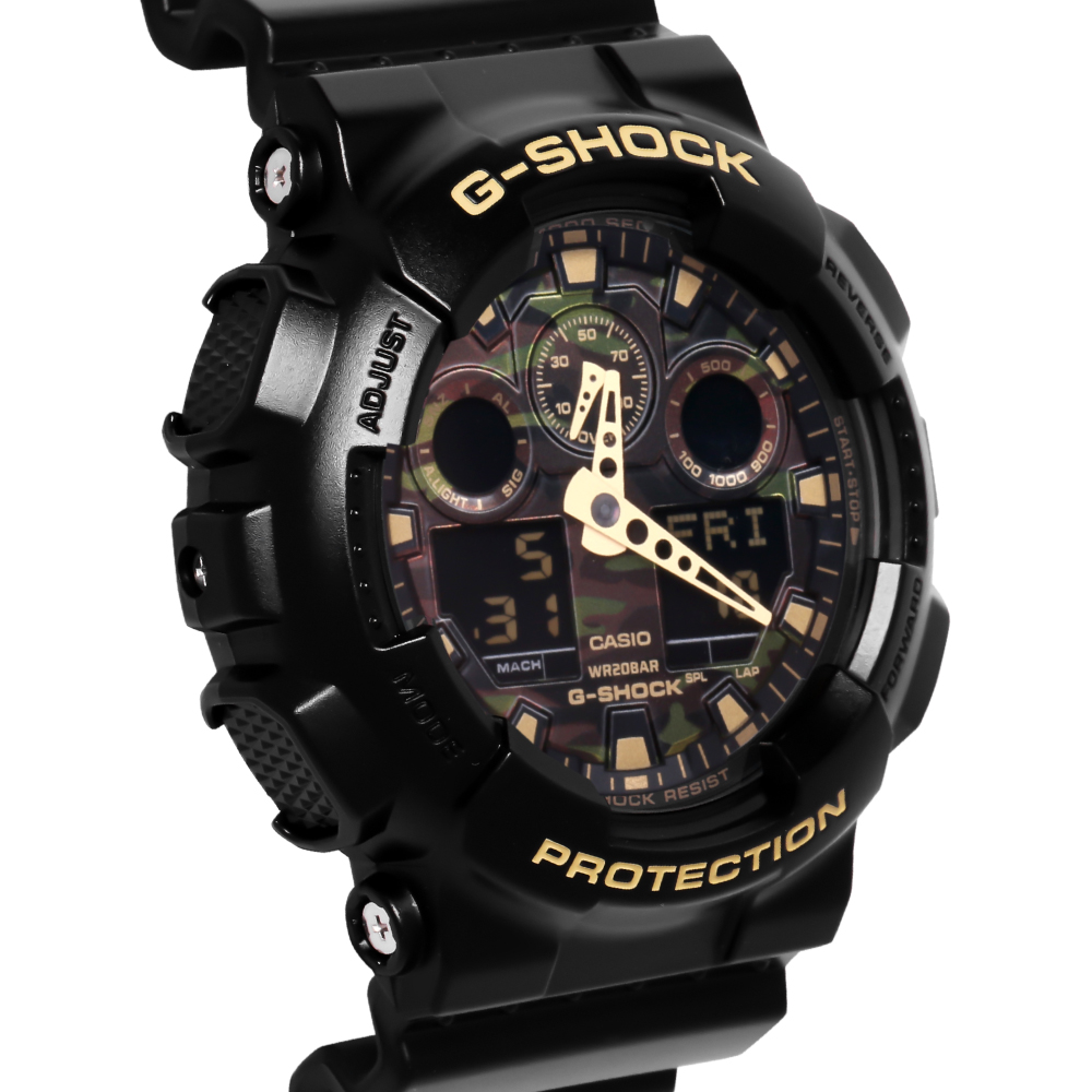 Đồng hồ Nam G-Shock GA-100CF-1A9DR - Hàng chính hãng