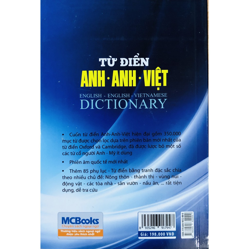 Từ điển Anh – Anh- Việt (bìa mềm) - TKBooks