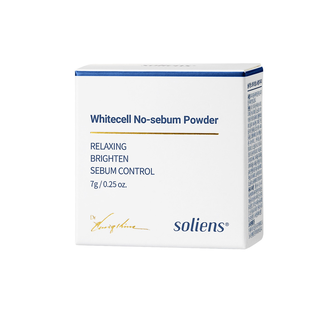 Chăm sóc da cao cấp Soliens Whitecell No-sebum Powder  Phấn phủ kiềm dầu làm trắng da Whitecell No-sebum