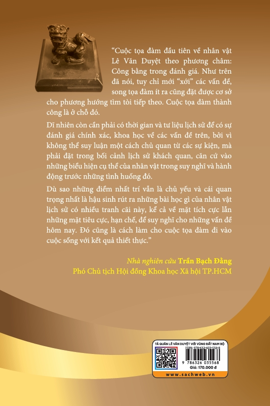 Sách Tả quân Lê Văn Duyệt với vùng đất Nam Bộ - TH170