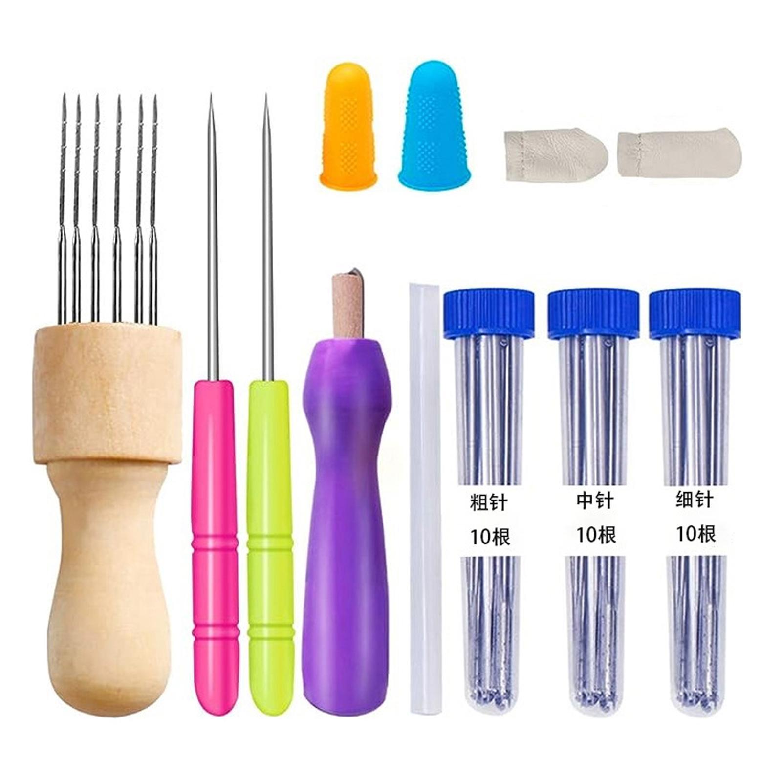 Felting Kits Embroidery Pen Punch Kits for Beginner Cross Stitch
