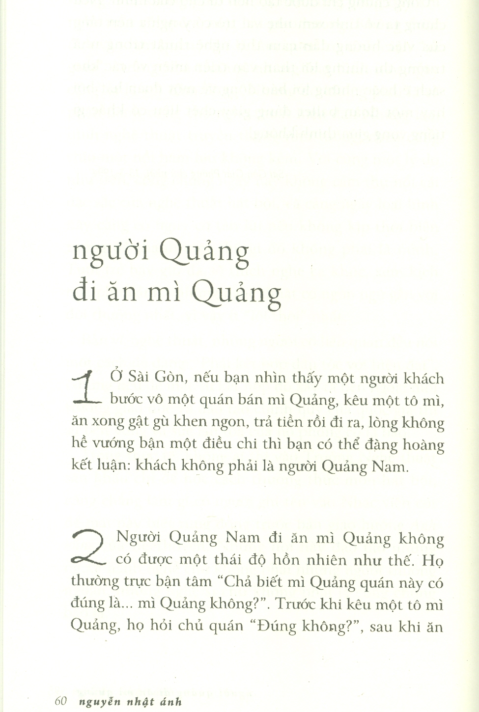 Sách Người Quảng Đi Ăn Mì Quảng - Nguyễn Nhật Ánh