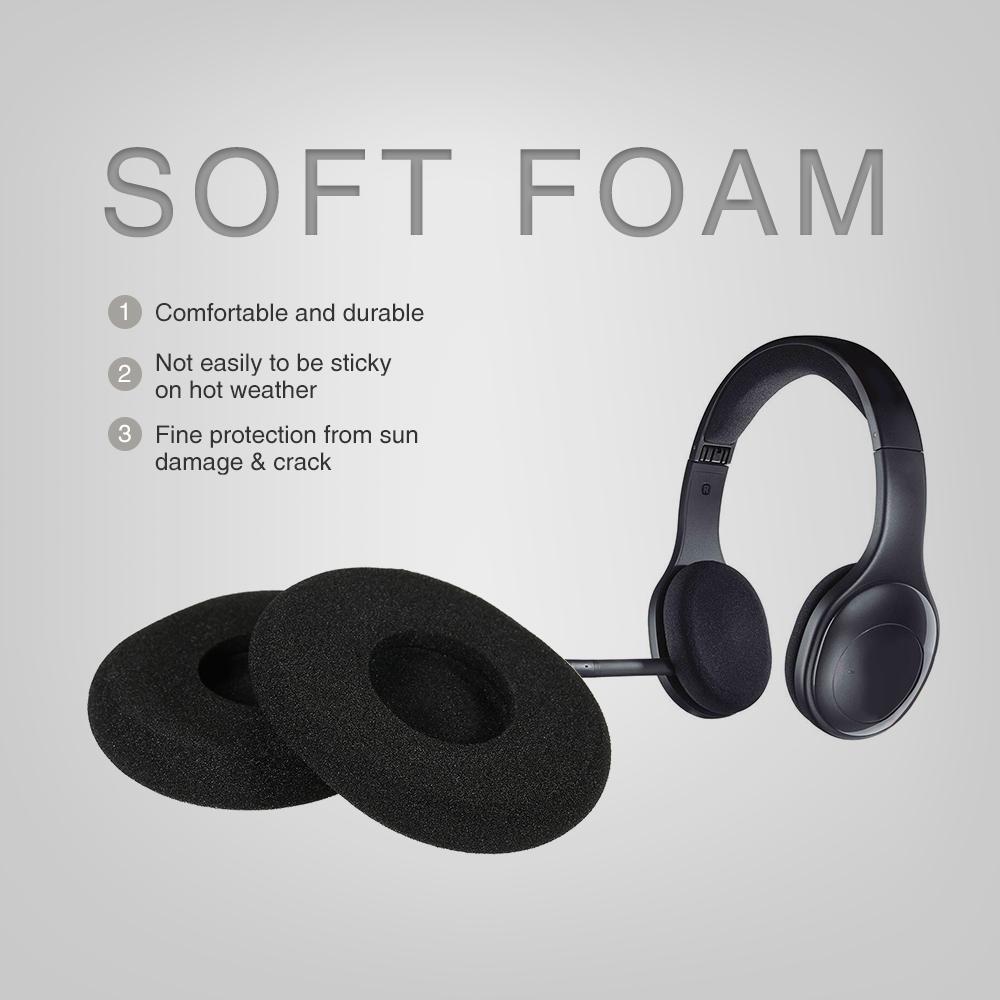 Replacement Earpads Ear Pad Cushion Soft Foam Compatible with Logitech H800 H 800 Wireless Headphone Earphone