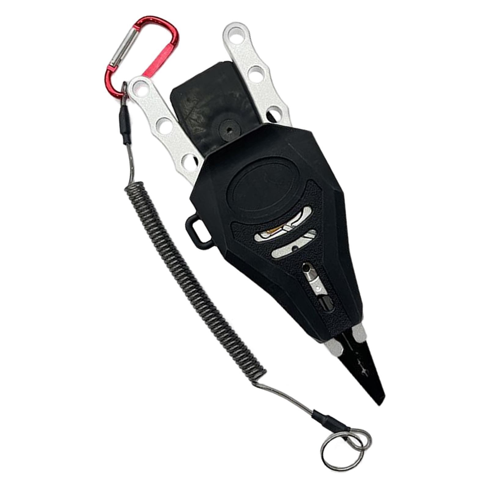 Fishing Pliers Professional Hook Remover for Freshwater Saltwater Fishing 1 Hole