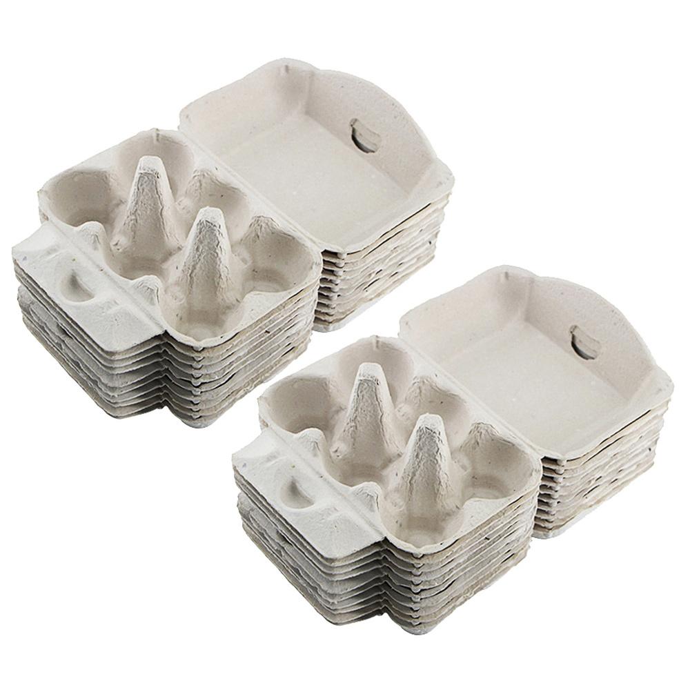 10/20 Chiếc Bột Giấy Bảo Quản Trứng Hộp Đựng Trứng Khay Đựng Di Động Trứng Hộp Bảo Quản TRỨNG ĐỰNG Bếp Trang Trí phụ Kiện