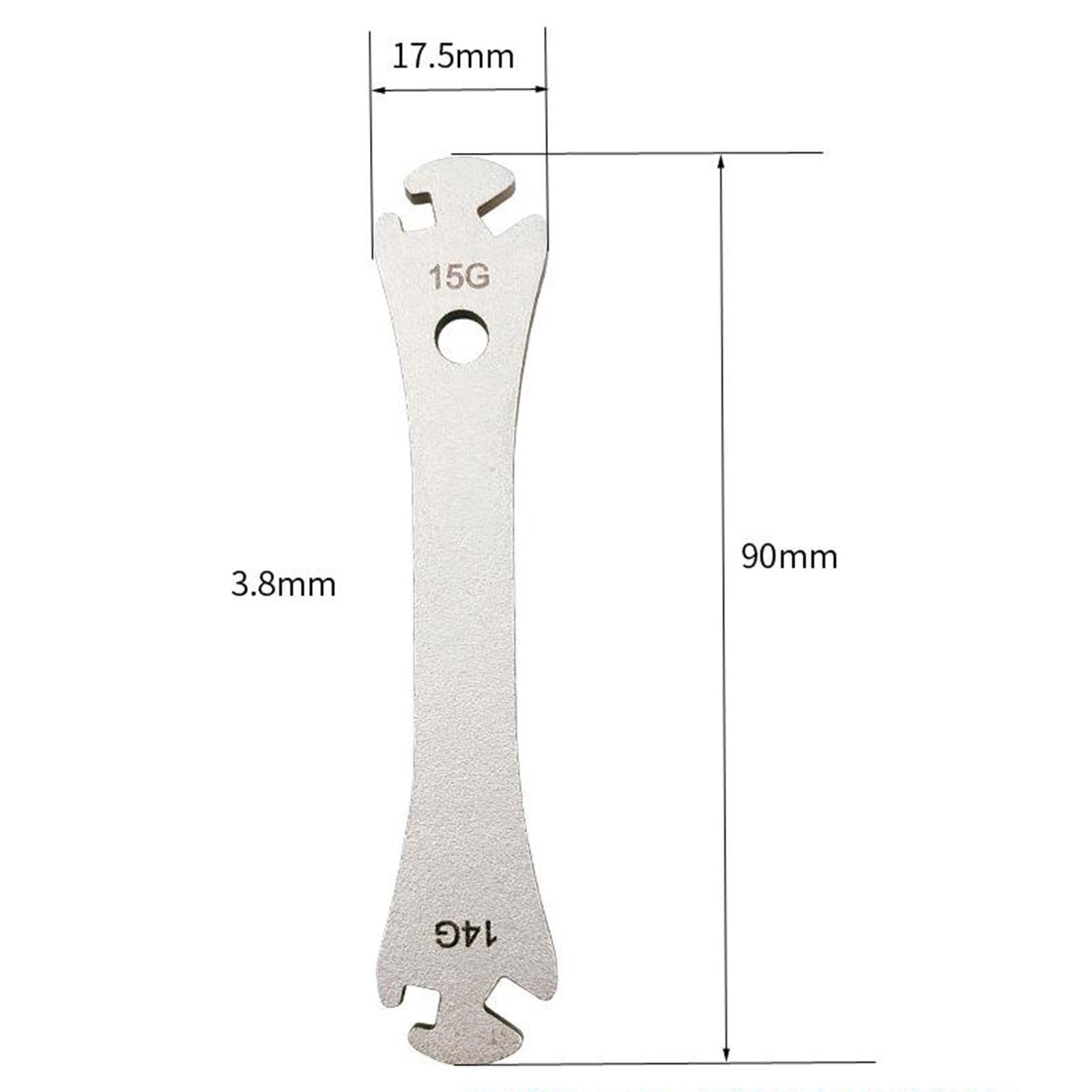 Bike Lever 14/15G Wheel Spoke Mini Spanner Removal Repair Tool