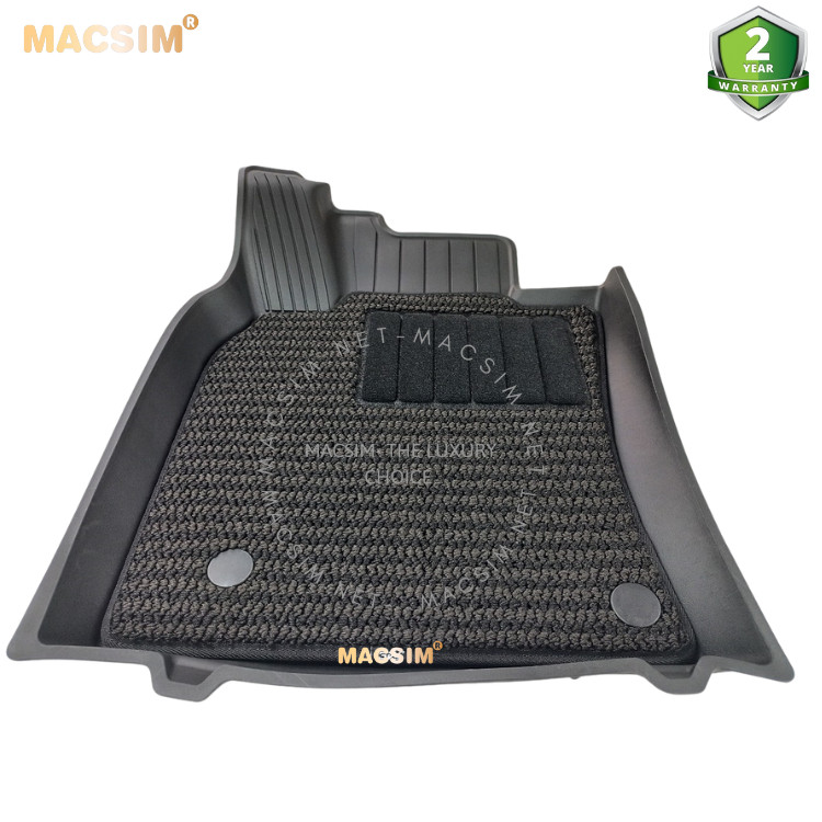 Thảm lót sàn ô tô 2 lớp cao cấp dành cho xe LEXUS ES 2018+ nhãn hiệu Macsim 3w chất liệu TPE