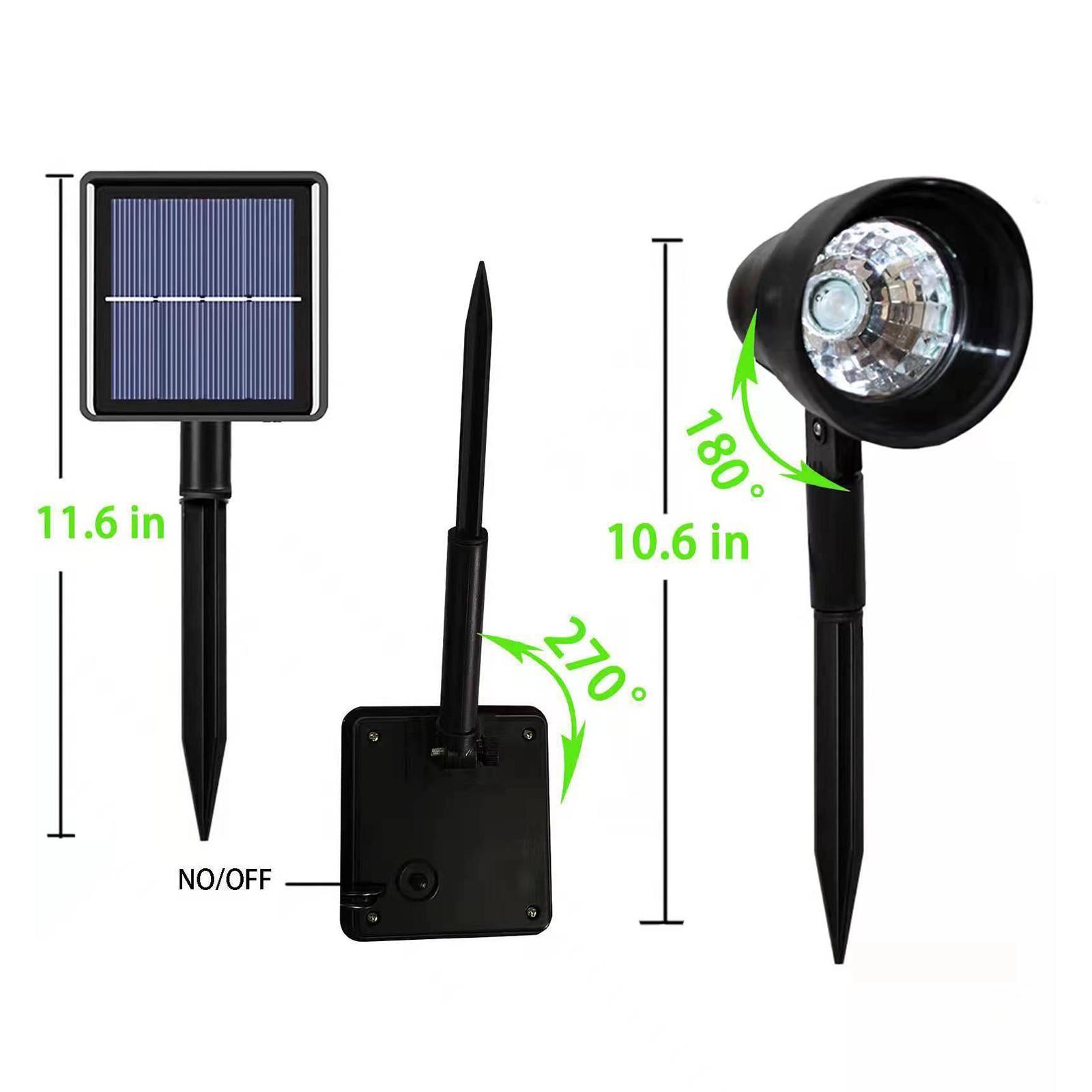 Solar Light Waterproof Adjustable Landscape Lamp for Courtyard Pathway Party