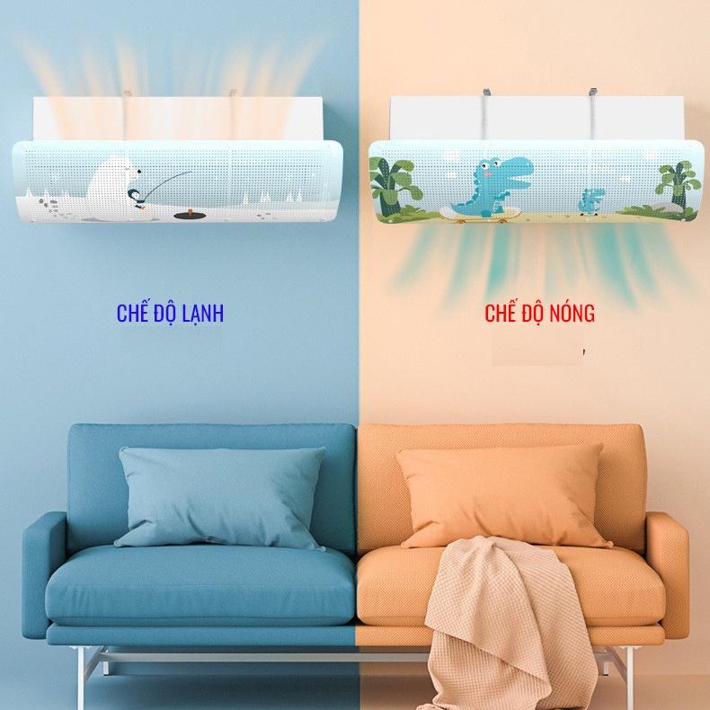 Tấm chắn gió điều hoà tuỳ chỉnh gió tiện lợi cho gia đình