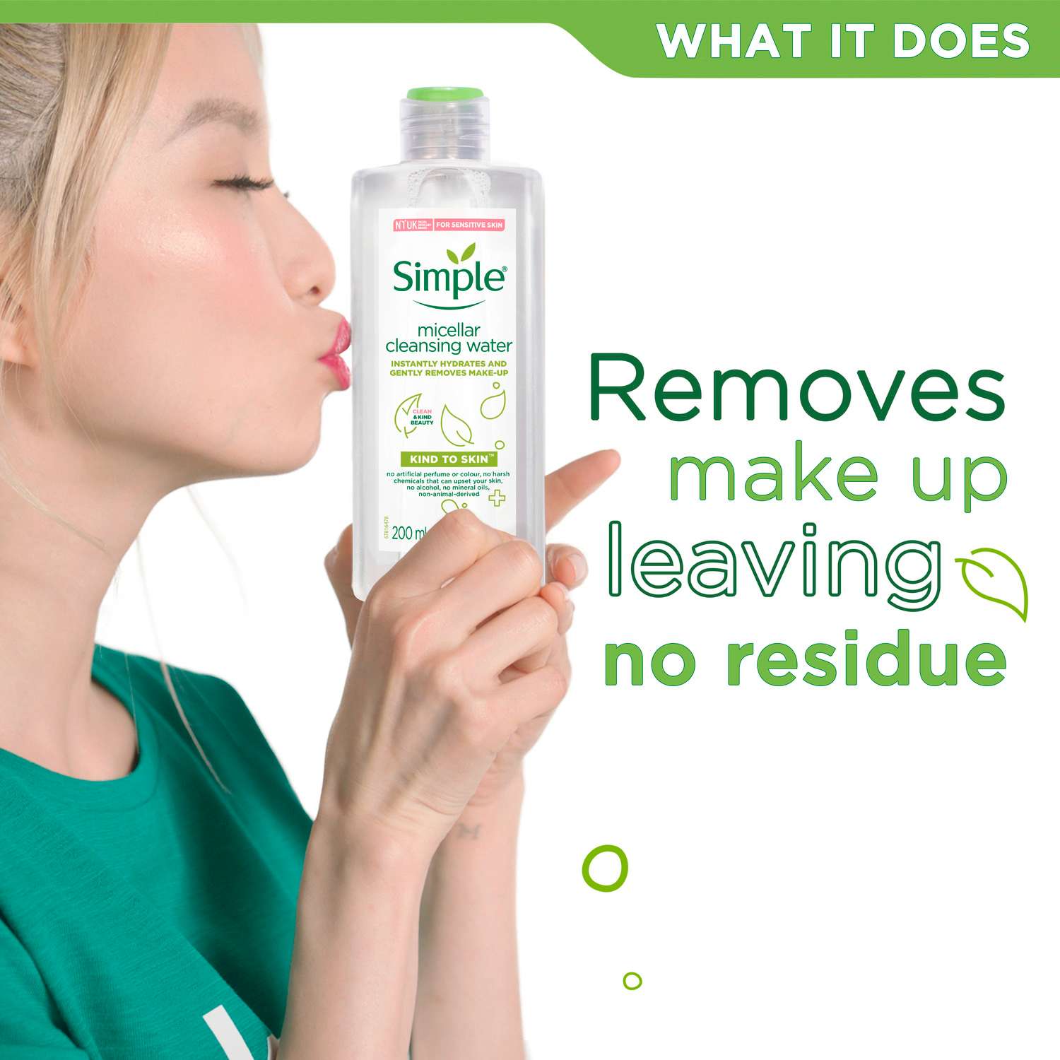 Hình ảnh Nước Tẩy Trang Simple Micellar Cleansing Water 200ml