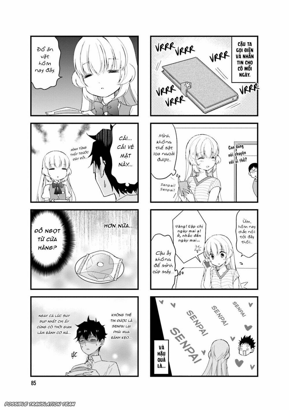 senpai nhỏ nhắn của tôi rất dễ thương chapter 26 9