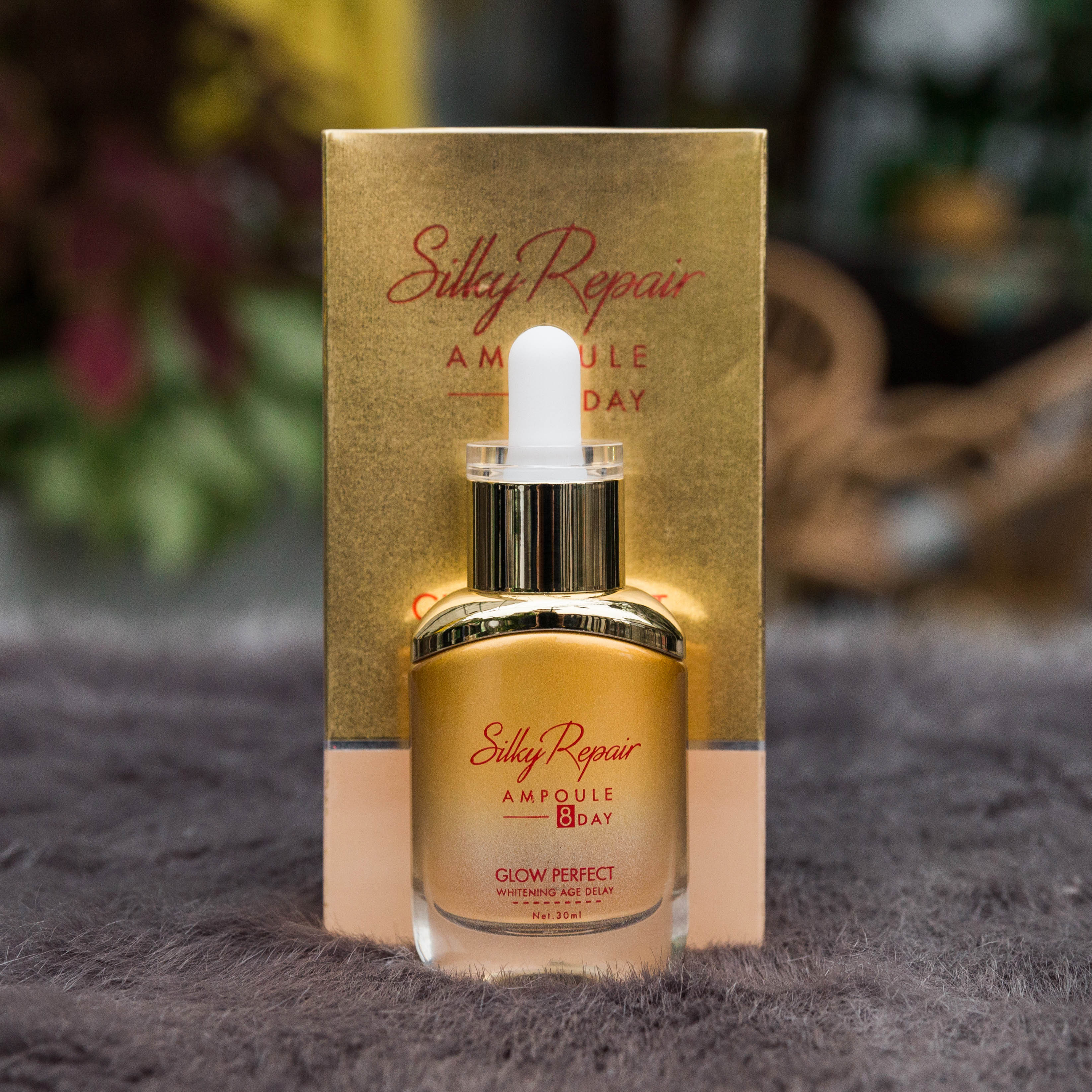 Serum Huyết Thanh Silky Repair Ampoule - MP0000008 - Liệu Pháp Trẻ Hóa, Trắng Da Toàn Diện - Xóa Mờ Nếp Nhăn, Giúp Da Căng Bóng, Đàn Hồi - Cấp Ẩm, Chống Mất Nước Cho Da