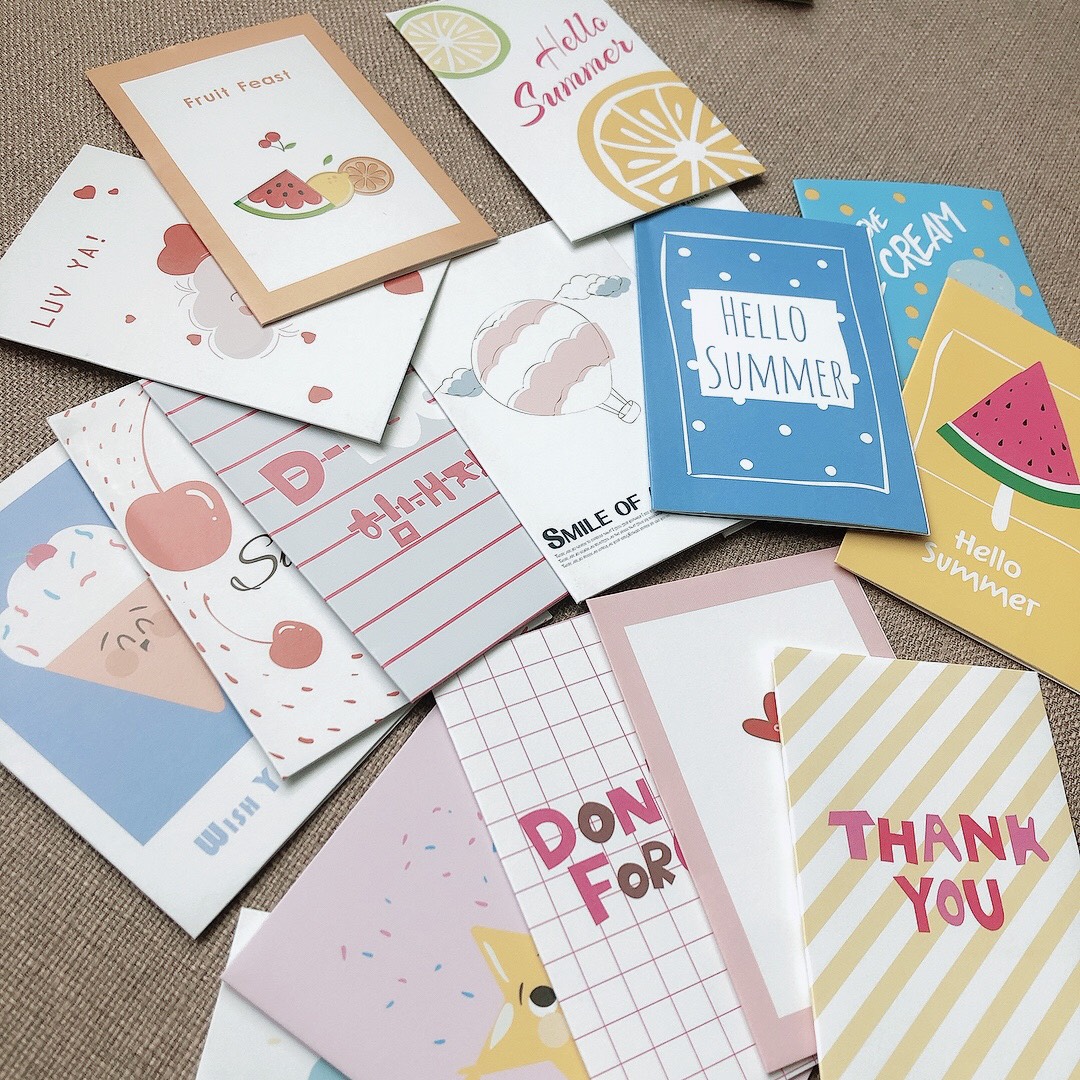 Thiệp giấy lưu niệm, chúc mừng sinh nhật, Valentine