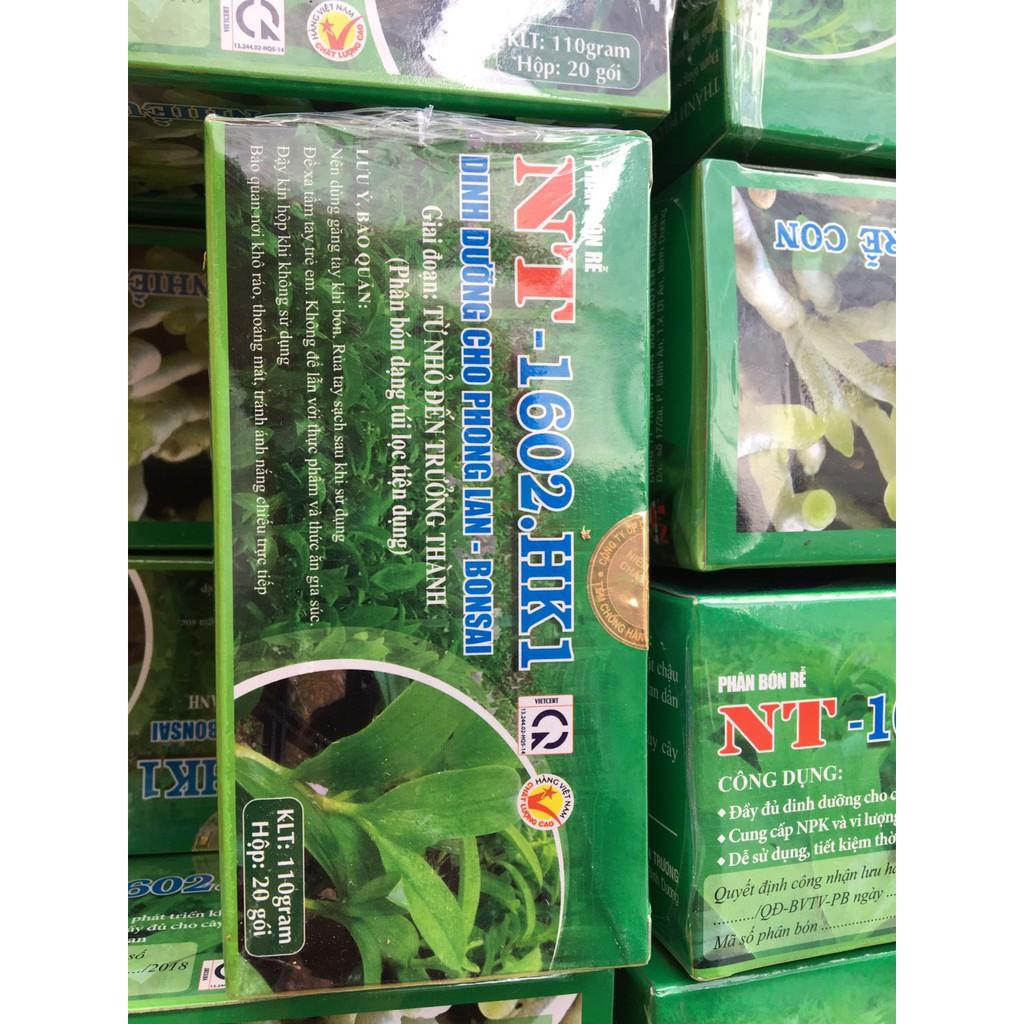 Thùng phân bón NT 1602 HK 1 30 hộp x 20 túi lọc