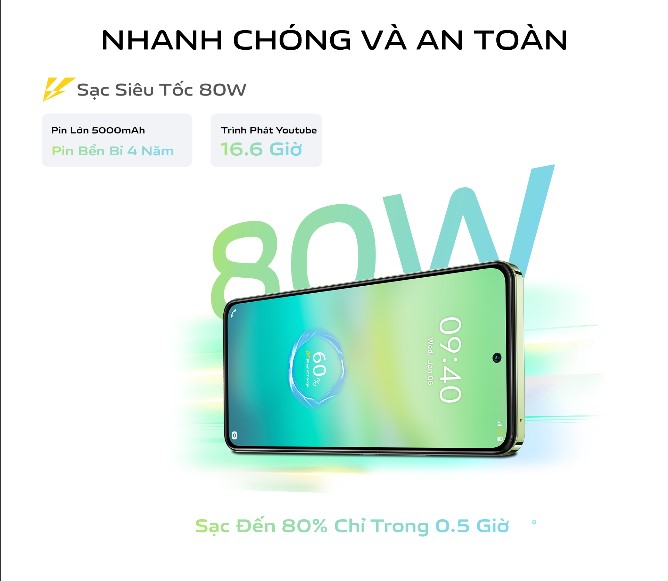 [MỚI] Điện thoại vivo Y100 (8GB+256GB) - Hàng chính hãng - 1 Đổi 1 trong tháng đầu tiên - Bảo hành 12 tháng