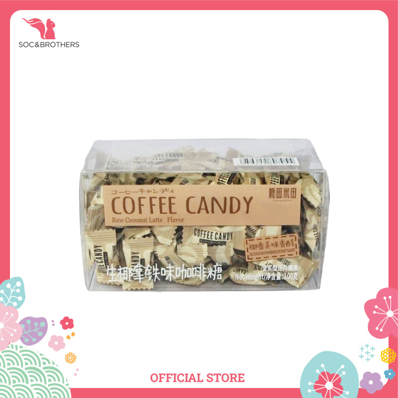 Kẹo cà phê dừa Tommy &amp; Tim 100g/1kg
