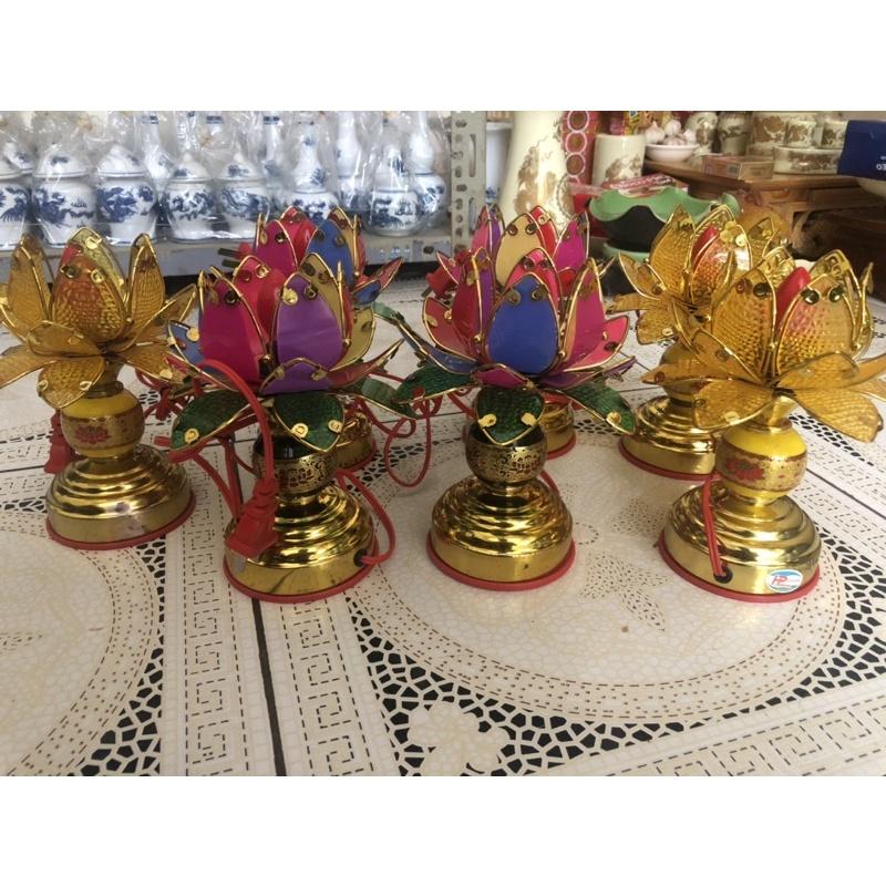 Đèn Thờ Điện Dáng Hoa Sen