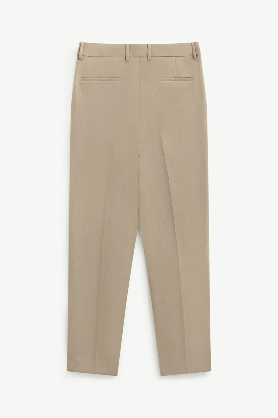 Quần Vải Nam ROUTINE Ống Ôm Xếp Ly Trơn vải mềm Form Slim Cropped - 10F23PFO002 | LASTORE MENSWEAR