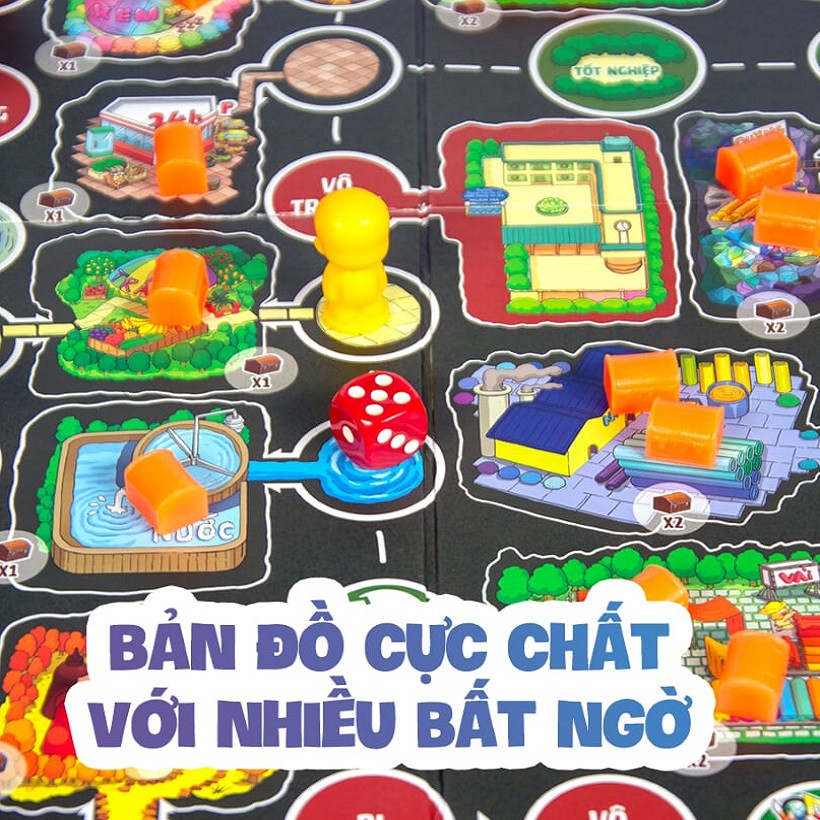 Bộ Trò Chơi Cuộc Đua Sao Chổi, Board Game Lớp Học Mật Ngữ