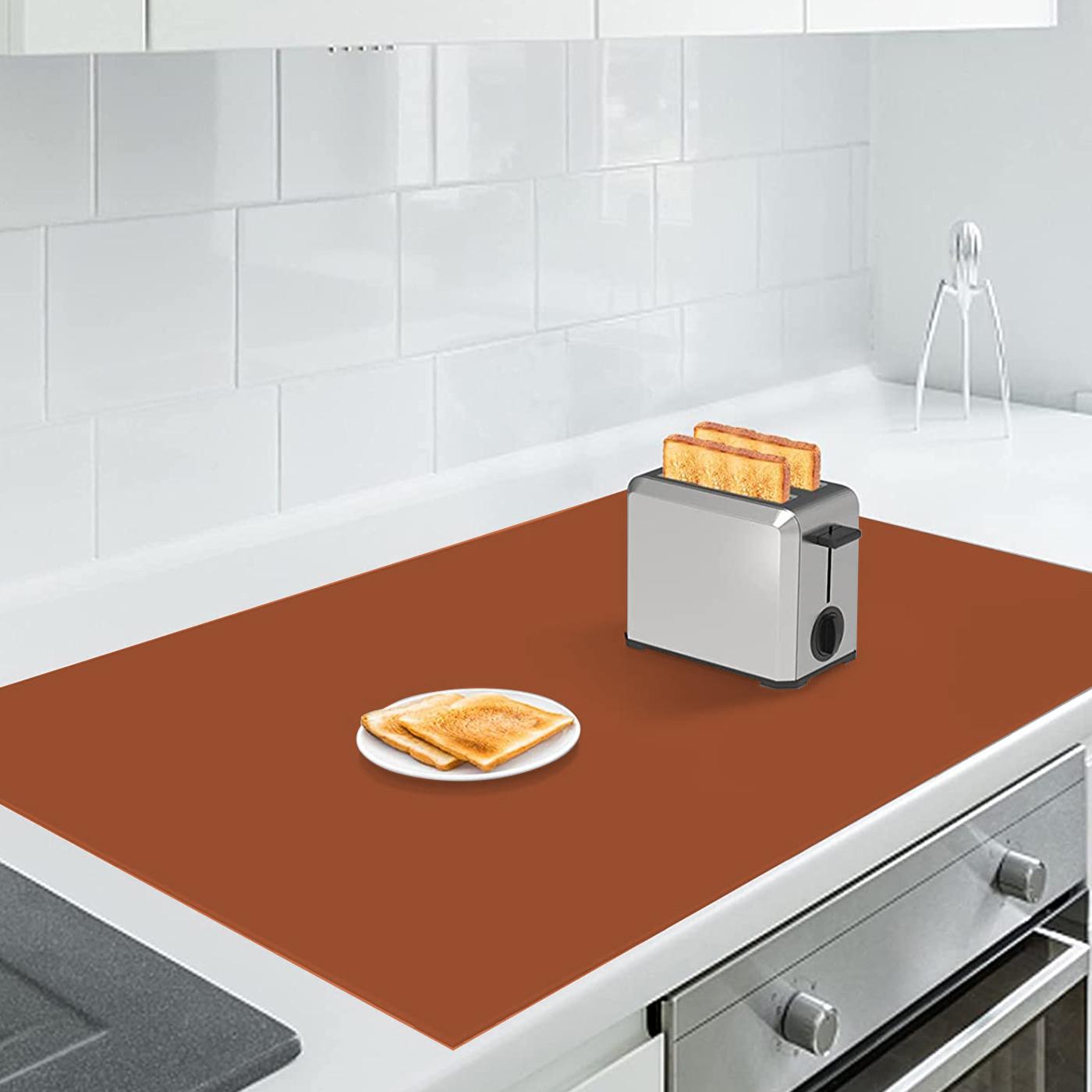 Silicone Mat Lớn Placemat Vincy Bàn Thảm Chống Nóng Chống Trơn Trượt Nhà Bếp Dã Ngoại Ăn Món Ăn Thảm Lật Số Để Bàn Bảo Vệ ESD miếng Lót