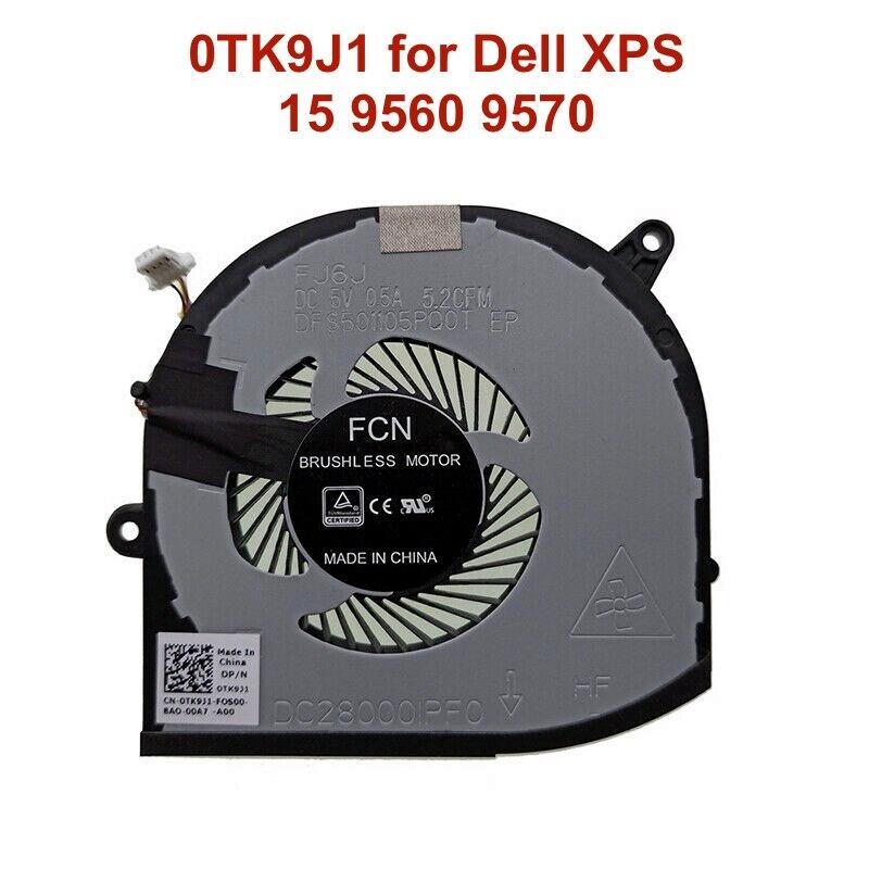 GPU Cooler Radiator 5v Fan For PC Cooling Fans for Dell XPS 15 9560 9570 Precision 5520 5530 Series 0TK9J1 TK9J1 DC28000IPF0 NEW