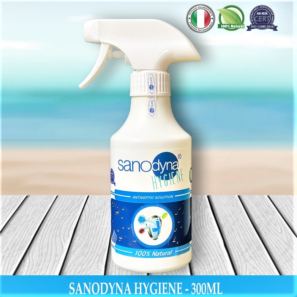 Dung dịch sát khuẩn đa năng 100% tự nhiên thương hiệu Sanodyna công nghệ ITALIA dung tích 300ML