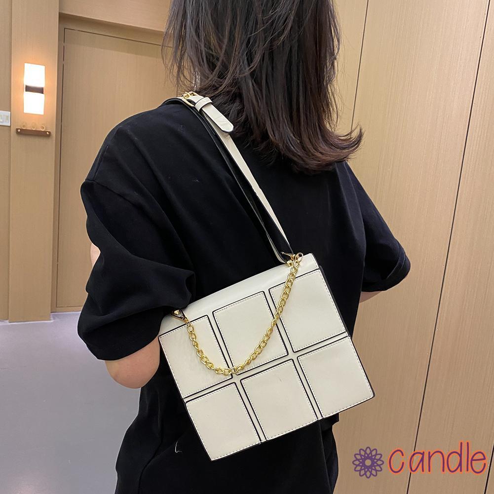 Túi Xách Da Pu Dây Xích Đeo Dưới Cánh Tay Thời Trang
