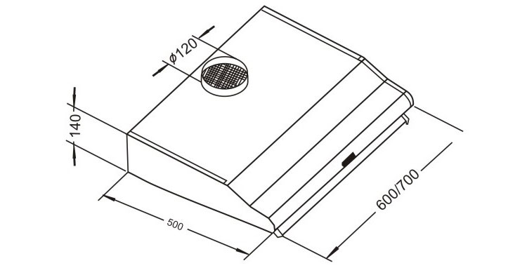 Máy Hút Khói Faster FS0470P (2 x 120W) - Hàng chính hãng