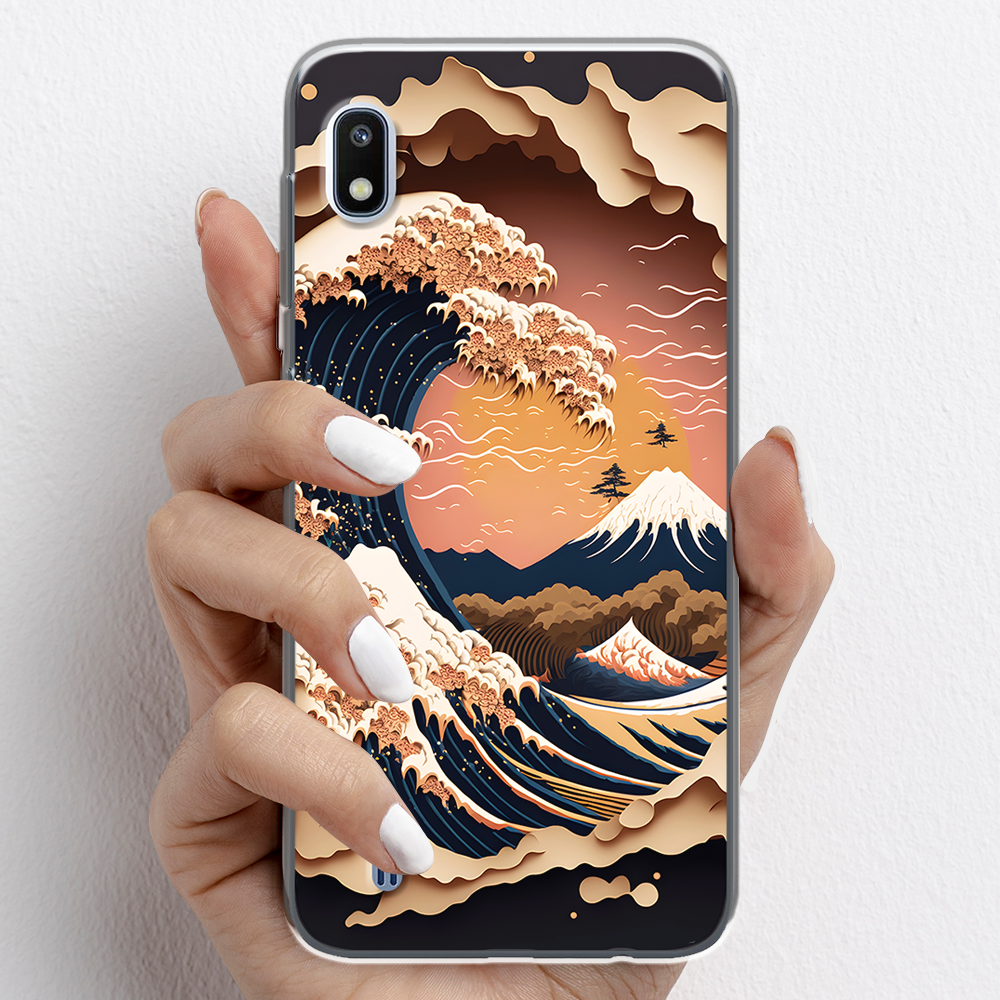Ốp lưng cho Samsung Galaxy A10, Samsung Galaxy A10s nhựa TPU mẫu Sóng biển