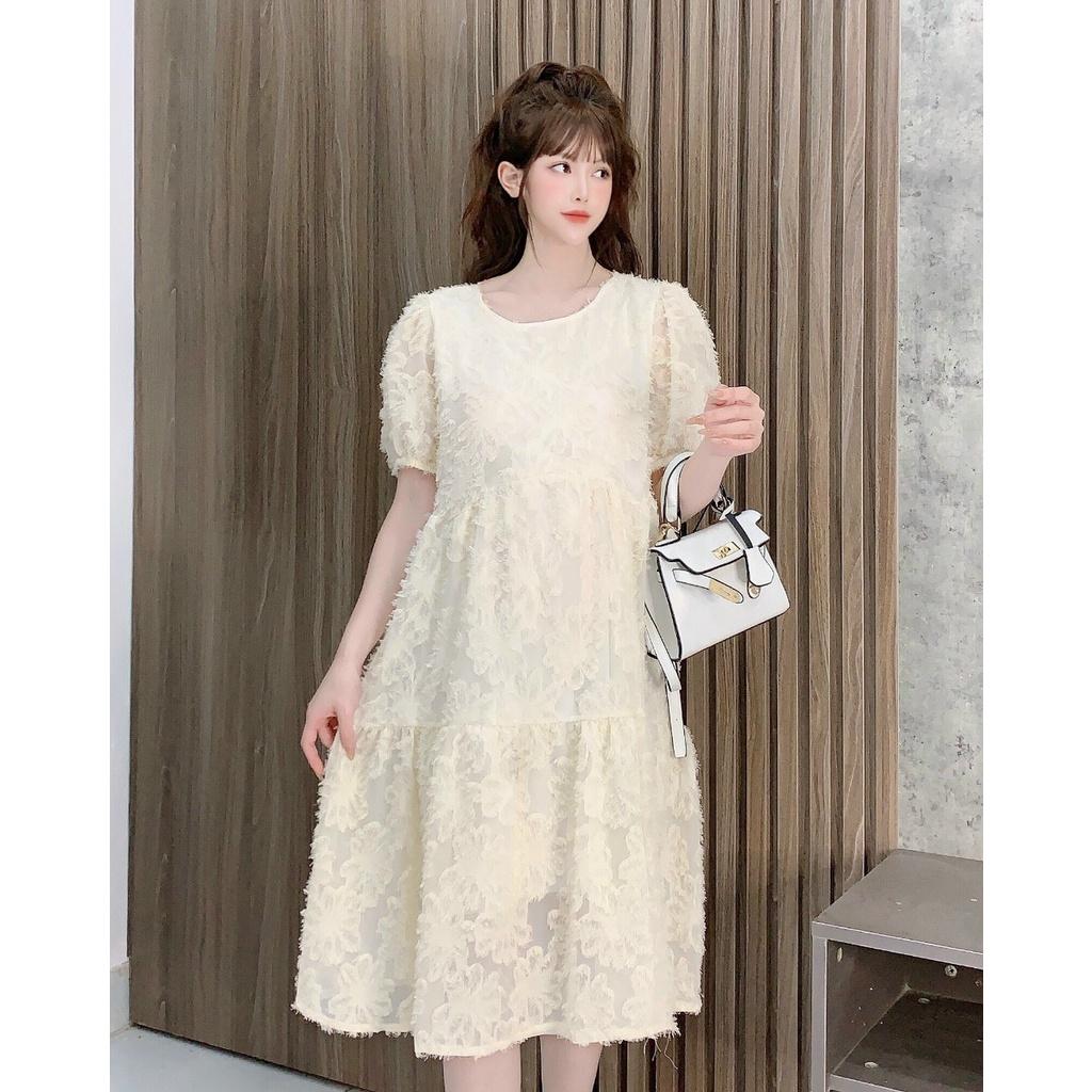 Váy bầu thời trang thiết kế xinh xắn-đầm bầu hè công sở freesize từ 45 đến 70kg