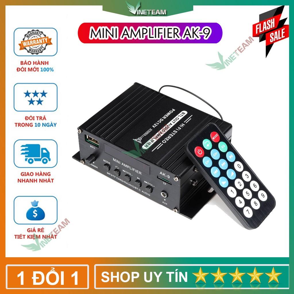 Bộ Khuếch Đại Âm Thanh Hifi Ampli Bluetooth Công Suất Lớn 40W AK-9 -DC4108