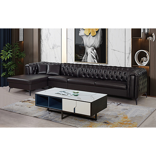 Sofa Phòng Khách Thiết Kế Rút Nút Phong Cách Tân Cổ Điển DP-SNK09