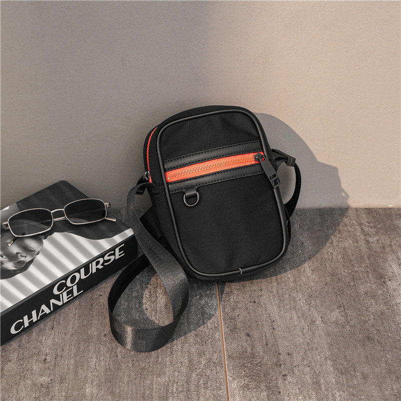 Japanese men's bag street men's shoulder bag functional wind diagonal bag tide mobile phone bag men's trendy brand personality small satchel