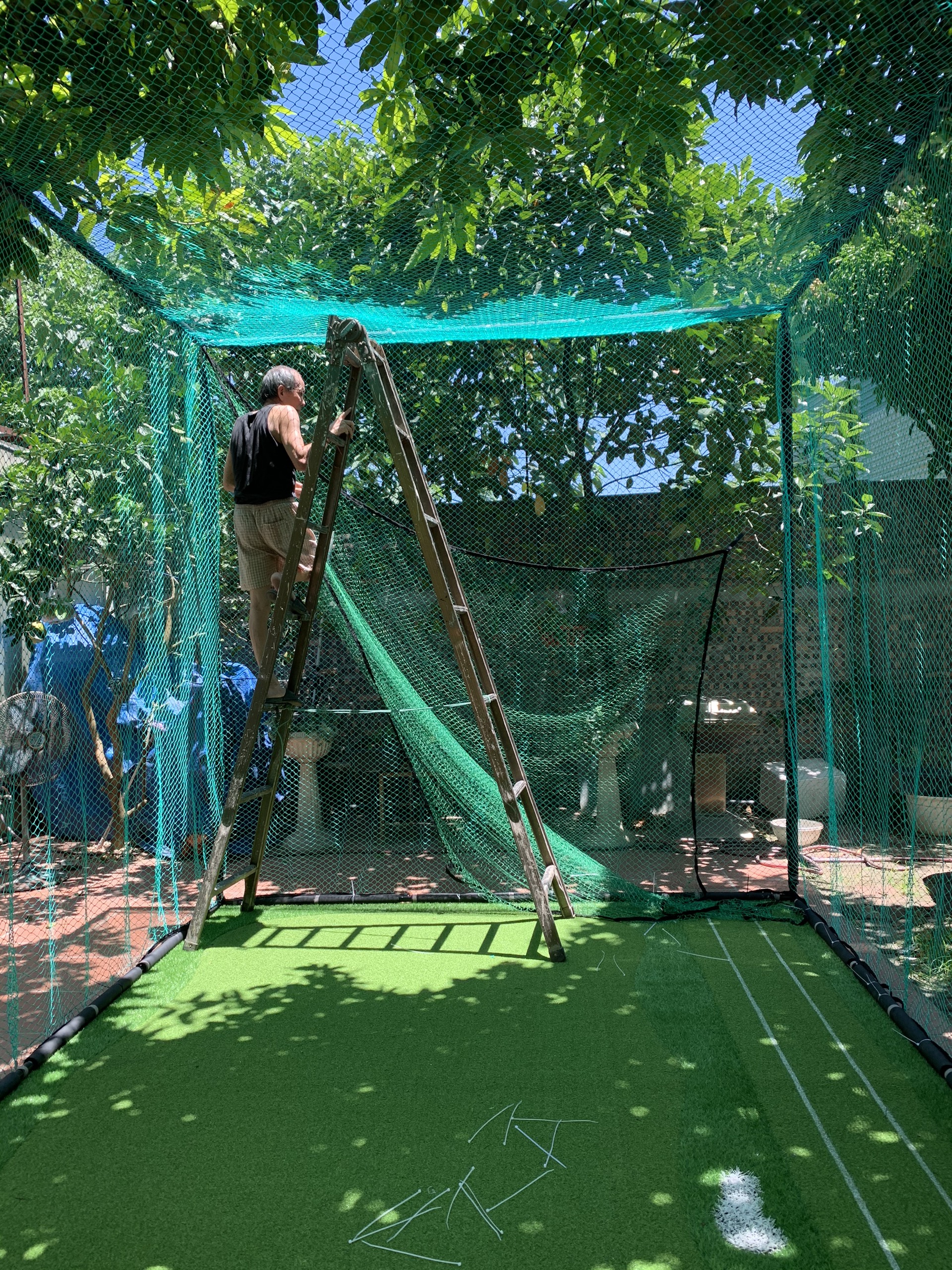 FULL OPTION Bộ tập Golf tại nhà PGM chất lượng cao: Khung lưới + Thảm tập swing & putting cao cấp + Khay bóng