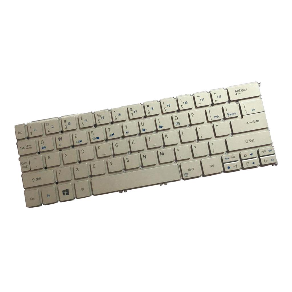 US English Replacement Keyobard White Color for Aspire P3-131 P3-171 Laptop