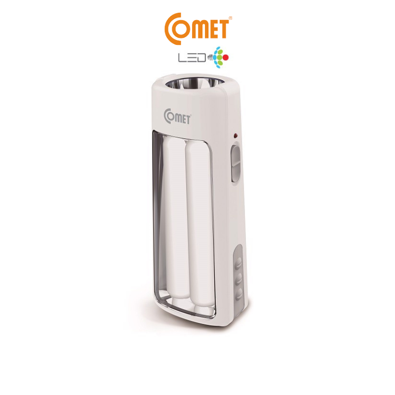 Đèn Pin Và Đèn Sạc Tích Điện Mini COMET CRT456 6W 1200MAH Lead -acid Sáng 4h liên tục