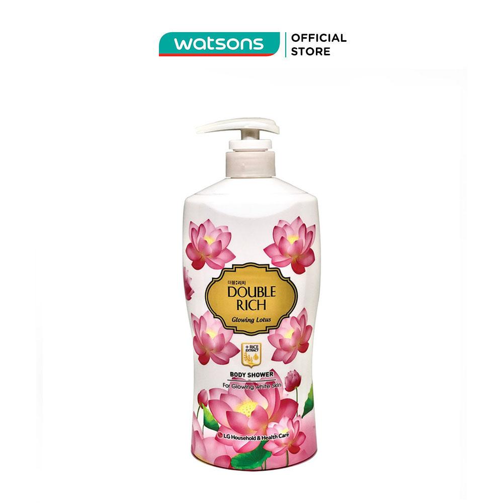 Sữa Tắm Double Rich Glowing Lotus Chiết Xuất Hoa Sen &amp; Tinh Chất Gạo 800g