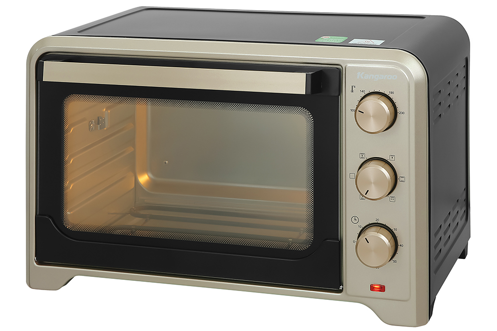 Lò Nướng Mặt Kính Tráng Gương Kangaroo KG4001 - Hàng chính hãng