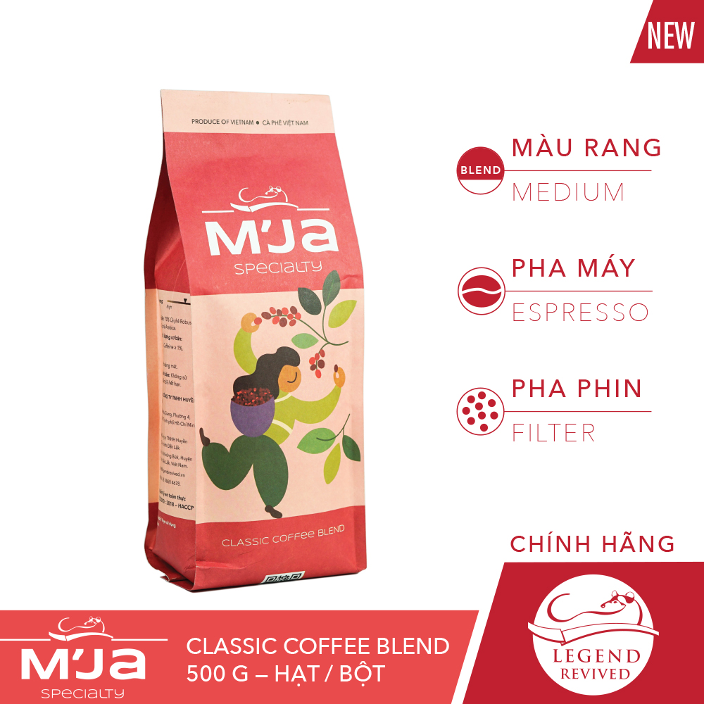 Cà Phê M'JA Classic Blend 500g