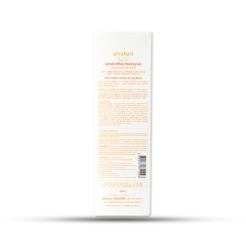Gel tẩy da chết Arrahan Lemon White Peeling Gel