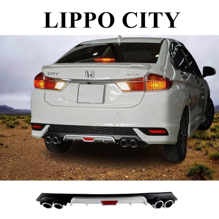 Lippo, Lip Chia Pô,Ốp Cản Sau Cho xe City Hàng Cao Cấp Loại 1