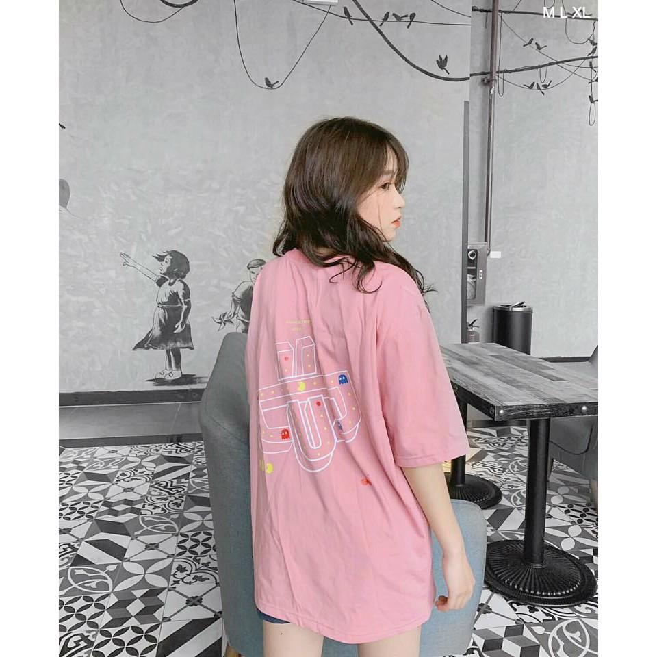 Áo Thun Tay Lỡ Form Rộng Unisex UPDOWN PACMAN