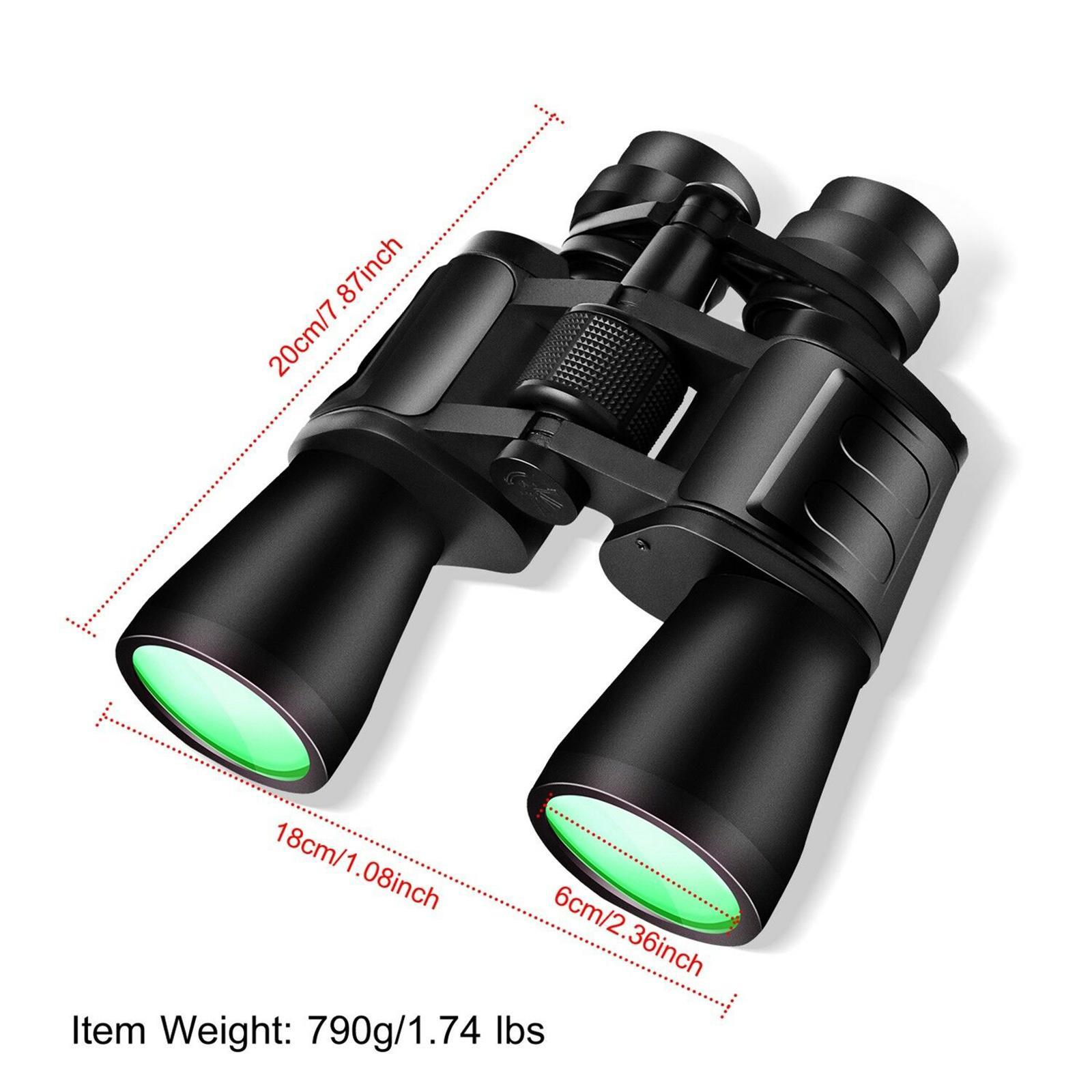20x50 Binoculars Bird Watching Hunting Concert Waterproof Low Light Night Version Binoculars, Lightweight and Easy to Carry