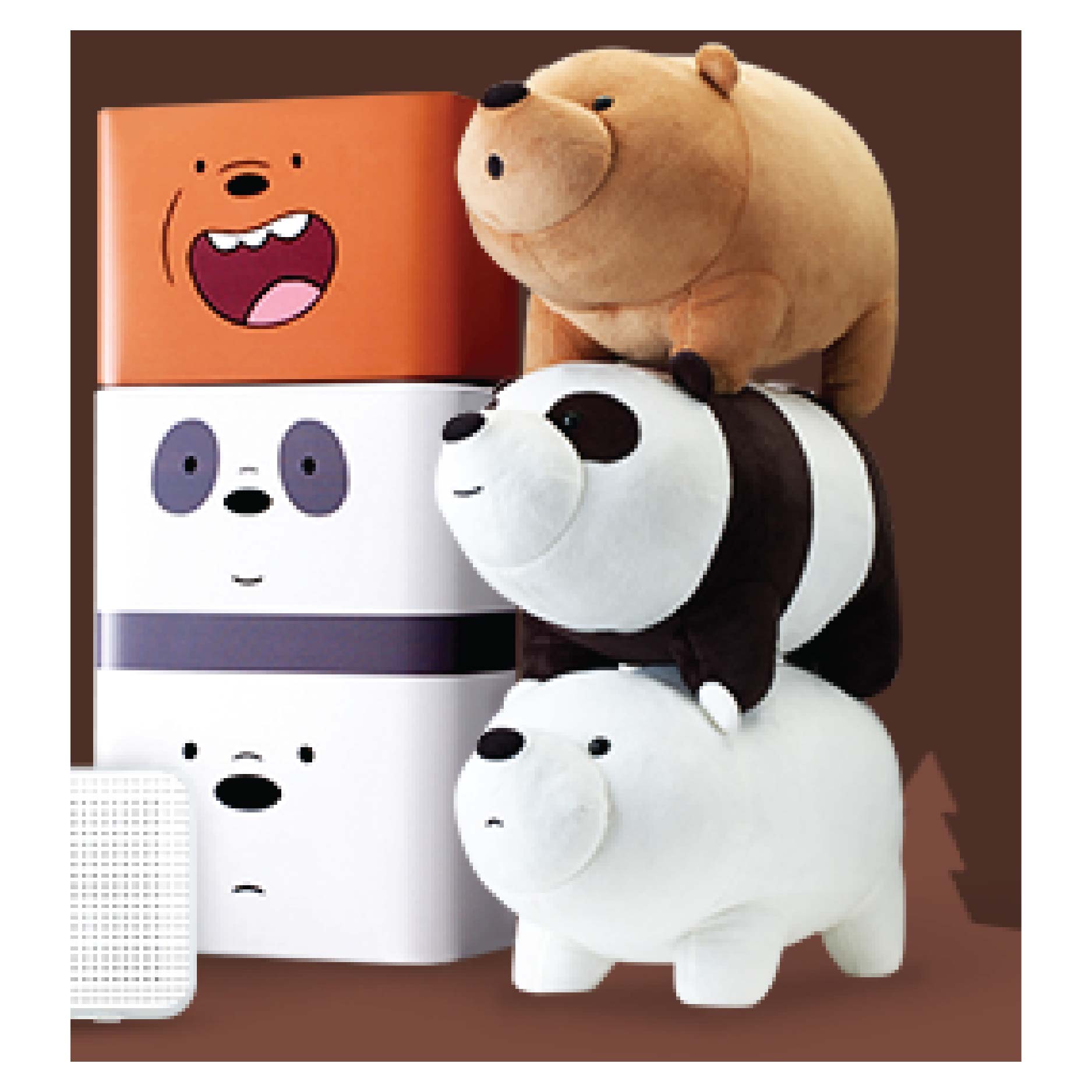 Gấu bông Gấu trúc Panda Pan-pan tháp gấu We Bare Bears Chúng tôi đơn giản là gấu 35cm