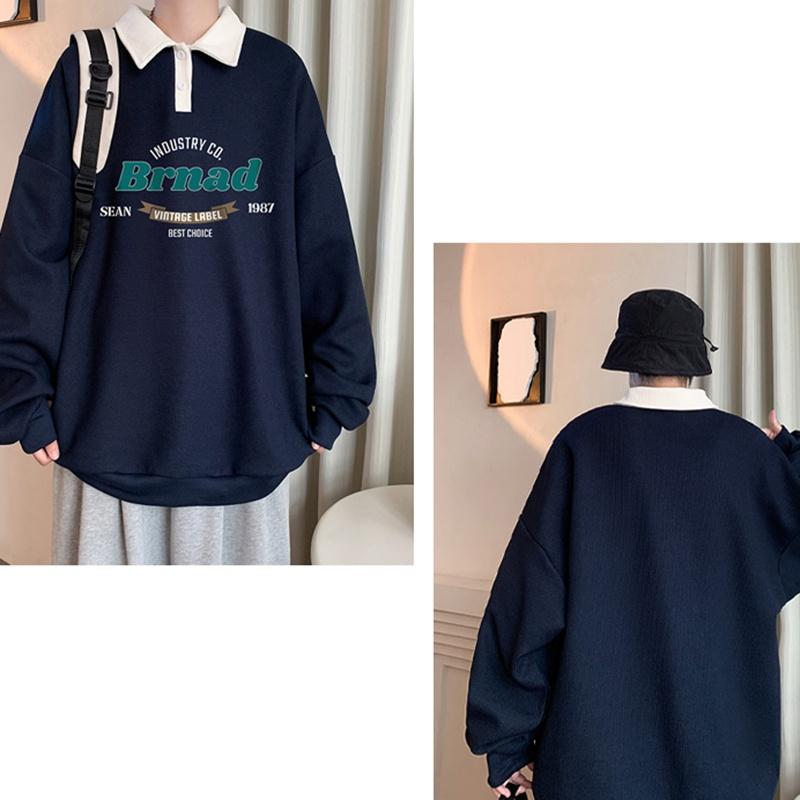 Áo Sweater Polo Nỉ Nam Nữ Unisex Dài Tay Form Rộng Phong Cách Trẻ Trung Thời Trang Zenkonu TOP NAM 245V1