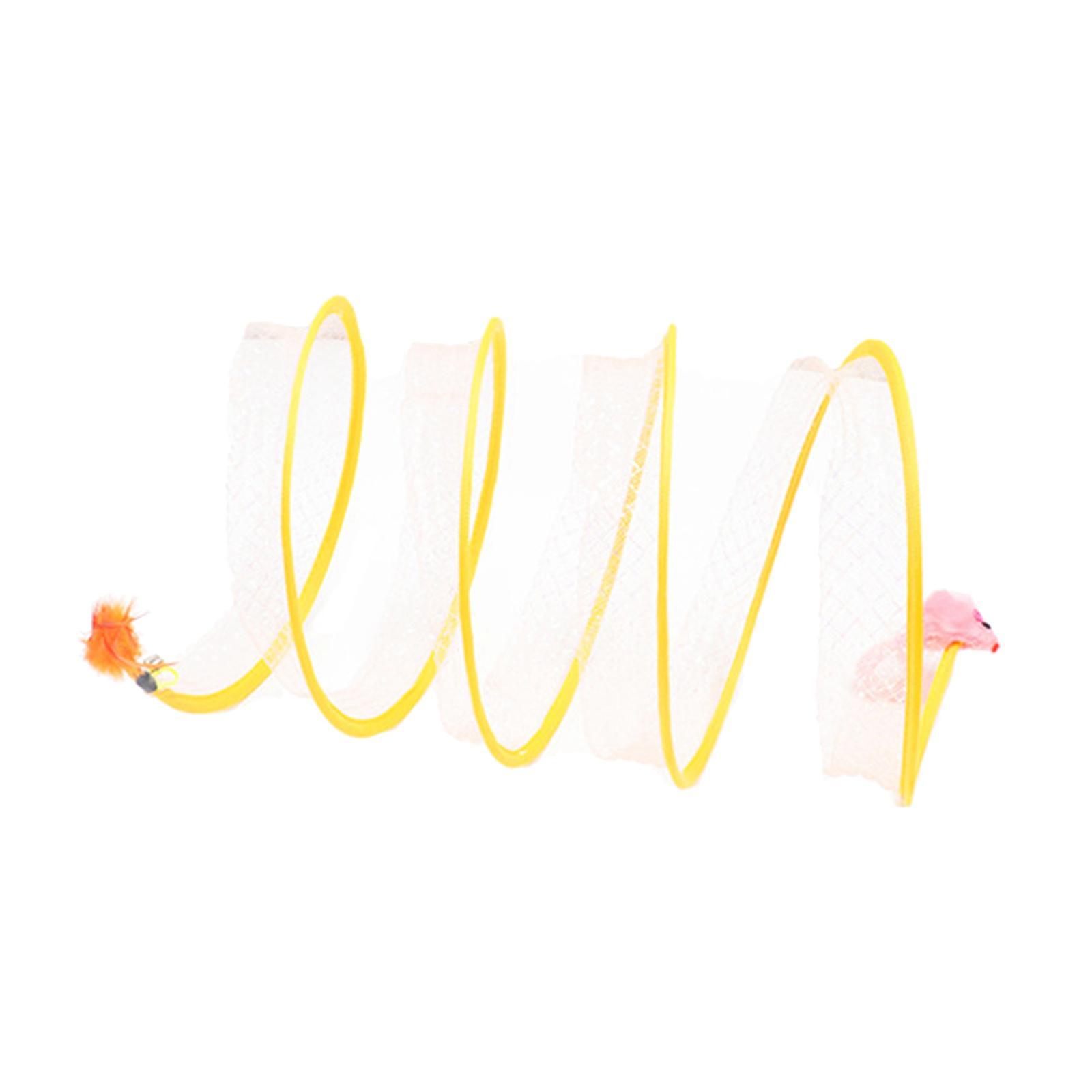 Cat Tunnel Tube Foldable Tubes Spiral Tunnel Cat Runway for